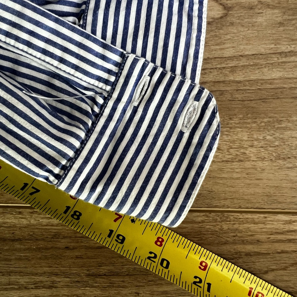Tory Burch Blue and Pink Striped Midi Dress - Picture 13 of 16